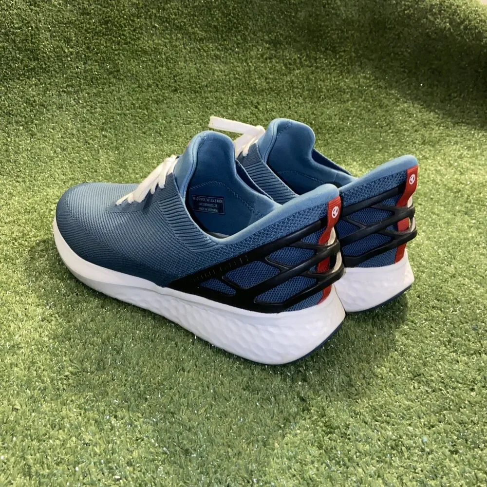 Kizik Athens Hands Free Labs Sneakers Sea Blue Shoes Men’s 14 Wide Womens 15.5